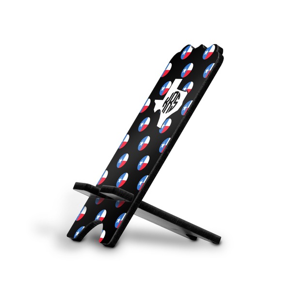 Custom Texas Polka Dots Stylized Cell Phone Stand - Small w/ Monograms