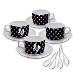 Texas Polka Dots Tea Cup - Set of 4 (Personalized)