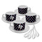 Texas Polka Dots Tea Cup - Set of 4
