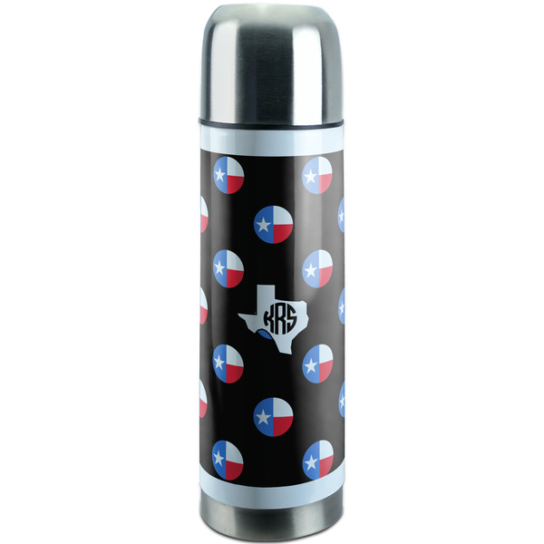 Custom Texas Polka Dots Stainless Steel Thermos (Personalized)