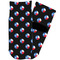 Texas Polka Dots Toddler Ankle Socks - Single Pair - Front and Back