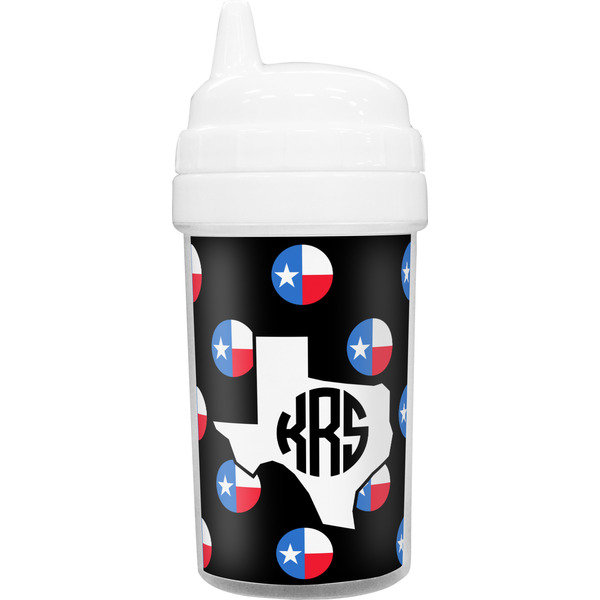 Custom Texas Polka Dots Sippy Cup (Personalized)