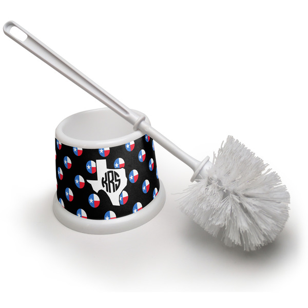 Custom Texas Polka Dots Toilet Brush (Personalized)