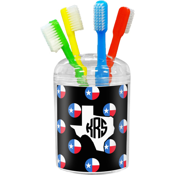 Custom Texas Polka Dots Toothbrush Holder (Personalized)