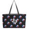 Texas Polka Dots Beach Totes Bag - w/ Black Handles (Personalized)
