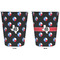 Texas Polka Dots Trash Can White - Front and Back - Apvl