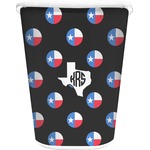Texas Polka Dots Waste Basket (Personalized)