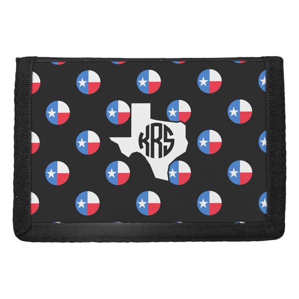 Custom Texas Polka Dots Trifold Wallet (Personalized)