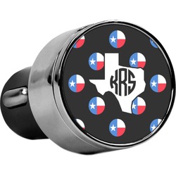Texas Polka Dots USB Car Charger (Personalized)