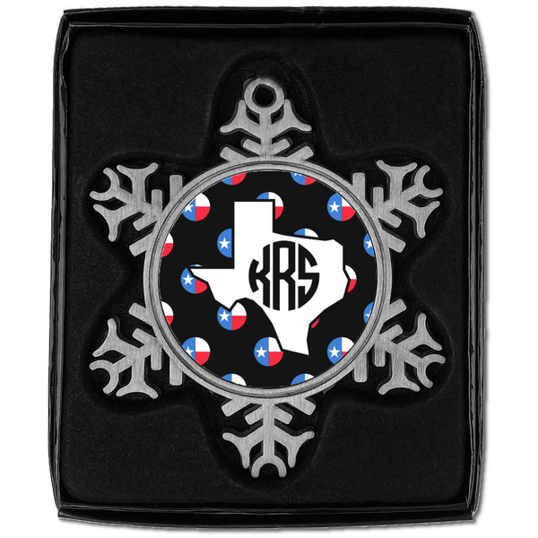 Texas Polka Dots Vintage Snowflake - In box