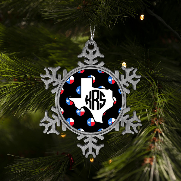 Texas Polka Dots Vintage Snowflake - (LIFESTYLE)