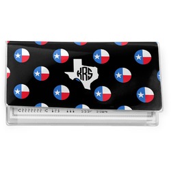 Texas Polka Dots Vinyl Checkbook Cover (Personalized)