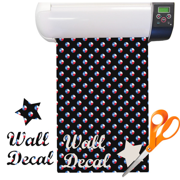 Custom Texas Polka Dots Vinyl Sheet (Re-position-able)