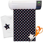 Texas Polka Dots Heat Transfer Vinyl Sheet (12"x18")