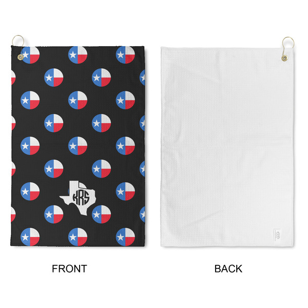 Texas Polka Dots Waffle Weave Golf Towel - Approval