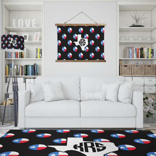 Texas Polka Dots Wall Hanging Tapestry - IN CONTEXT