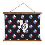 Texas Polka Dots Wall Hanging Tapestry - Wide (Personalized)