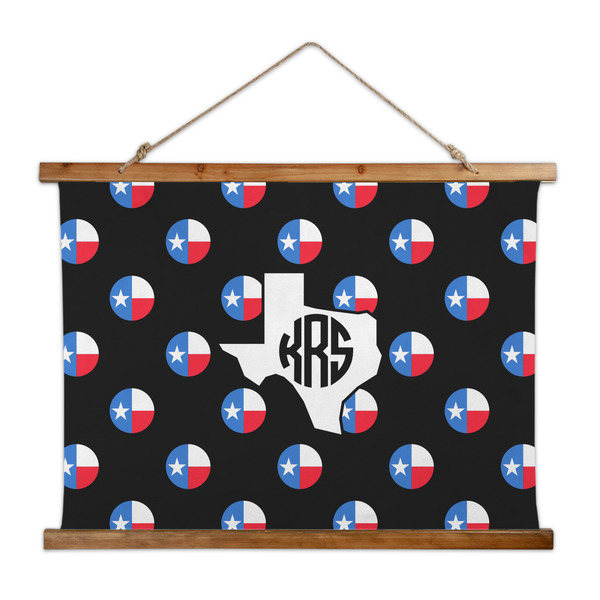 Custom Texas Polka Dots Wall Hanging Tapestry - Wide (Personalized)