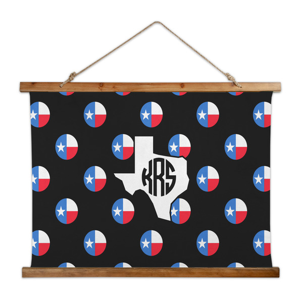 Custom Texas Polka Dots Wall Hanging Tapestry - Wide (Personalized)