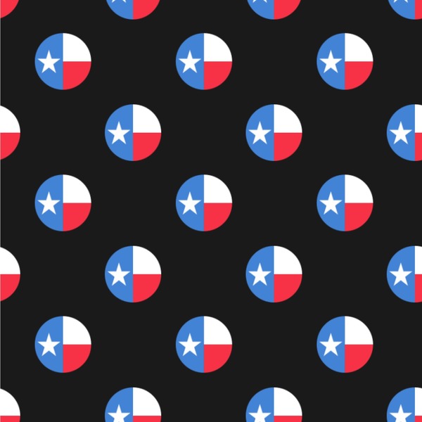 Custom Texas Polka Dots Wallpaper & Surface Covering (Water Activated 24"x 24" Sample)