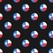 Texas Polka Dots Wallpaper Square