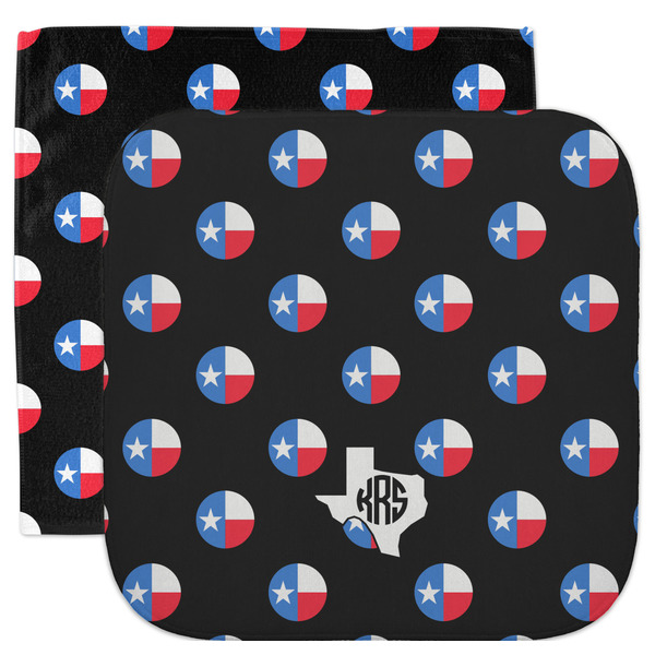 Custom Texas Polka Dots Facecloth / Wash Cloth (Personalized)
