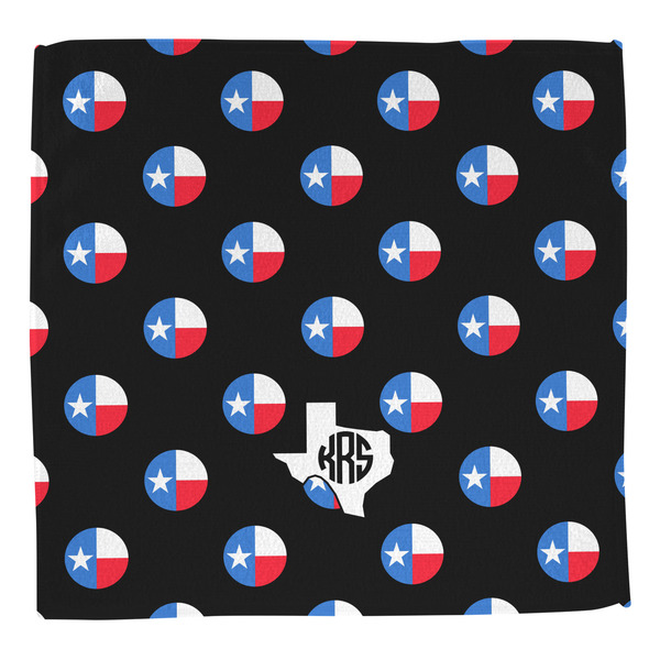 Texas Polka Dots Washcloth - Front - No Soap