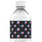 Texas Polka Dots Water Bottle Label - Back View