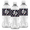 Texas Polka Dots Water Bottle Labels - Front View