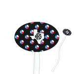 Texas Polka Dots Oval Stir Sticks (Personalized)