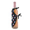 Texas Polka Dots Wine Bottle Apron - DETAIL WITH CLIP ON NECK