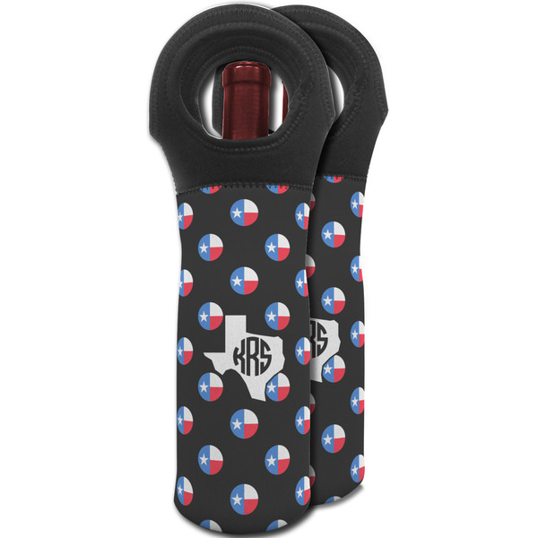 Texas Polka Dots Wine Tote Bag - MAIN