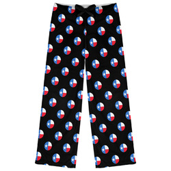 Texas Polka Dots Womens Pajama Pants - M