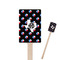 Texas Polka Dots Rectangle Wooden Stir Sticks (Personalized)