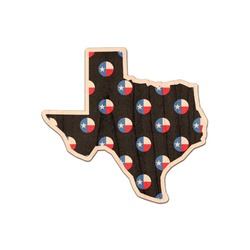 Texas Polka Dots Genuine Maple or Cherry Wood Sticker
