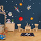 Texas Polka Dots Woven Floor Mat - LIFESTYLE (child's bedroom)