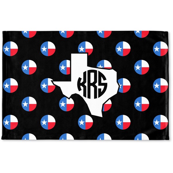 Custom Texas Polka Dots Woven Mat (Personalized)