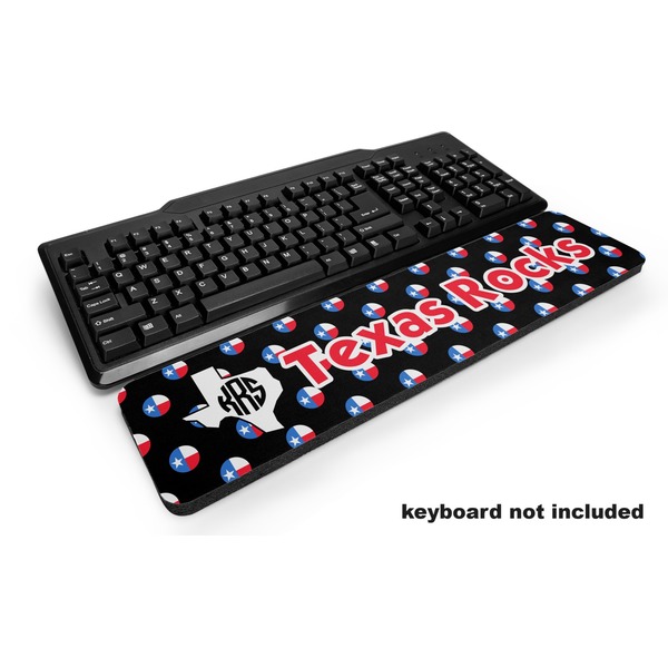 Custom Texas Polka Dots Keyboard Wrist Rest (Personalized)