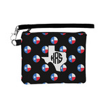 Texas Polka Dots Wristlet ID Case w/ Monogram