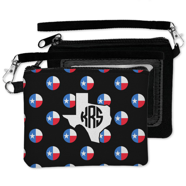 Texas Polka Dots Wristlet ID Cases - MAIN