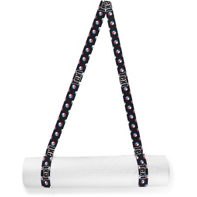 Texas Polka Dots Yoga Mat Strap (Personalized)