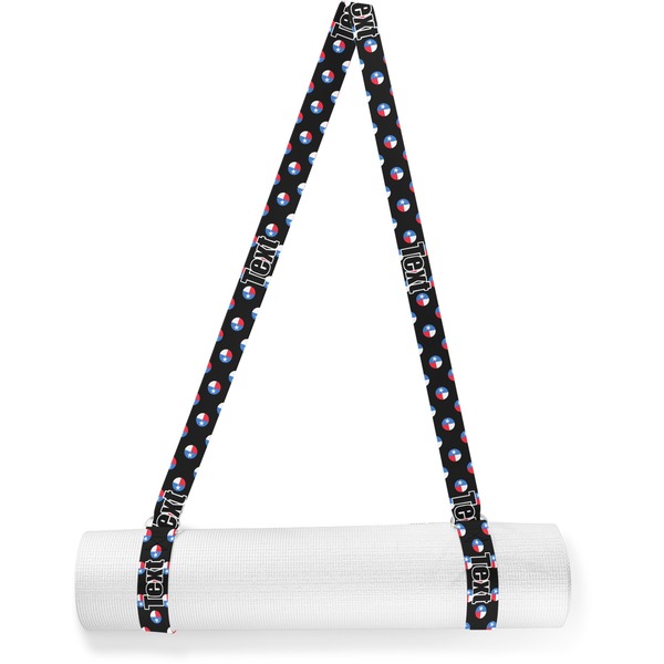 Custom Texas Polka Dots Yoga Mat Strap (Personalized)