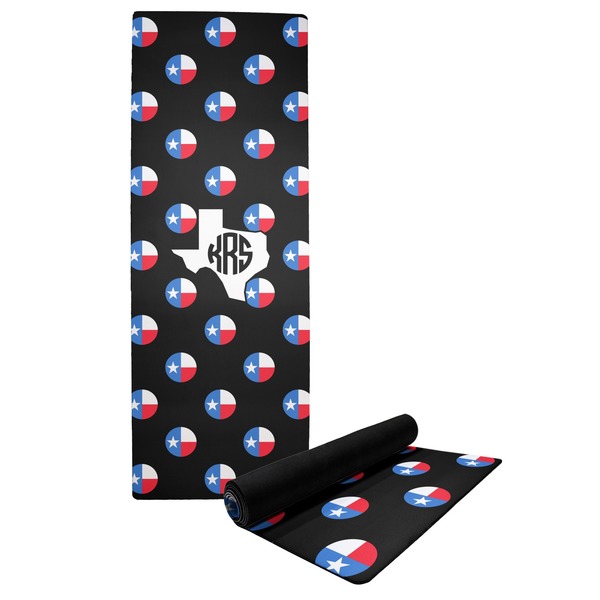 Custom Texas Polka Dots Yoga Mat (Personalized)