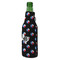 Texas Polka Dots Zipper Bottle Cooler - ANGLE (bottle)