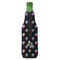 Texas Polka Dots Zipper Bottle Cooler - BACK (bottle)