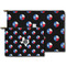 Texas Polka Dots Zippered Pouches - Size Comparison