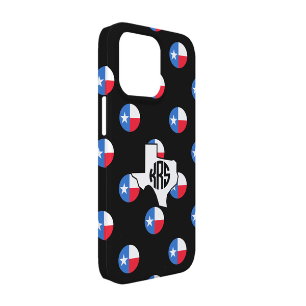 Custom Texas Polka Dots iPhone Case - Plastic - iPhone 13 (Personalized)