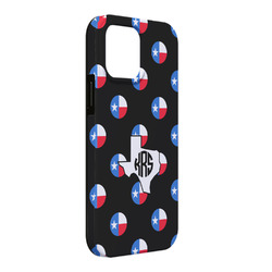 Texas Polka Dots iPhone Case - Rubber Lined - iPhone 13 Pro Max (Personalized)