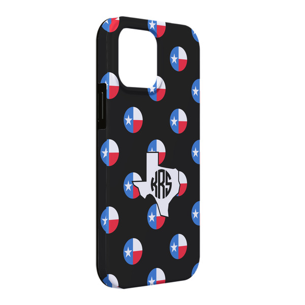 Custom Texas Polka Dots iPhone Case - Rubber Lined - iPhone 13 Pro Max (Personalized)