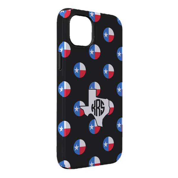 Custom Texas Polka Dots iPhone Case - Rubber Lined - iPhone 14 Pro Max (Personalized)